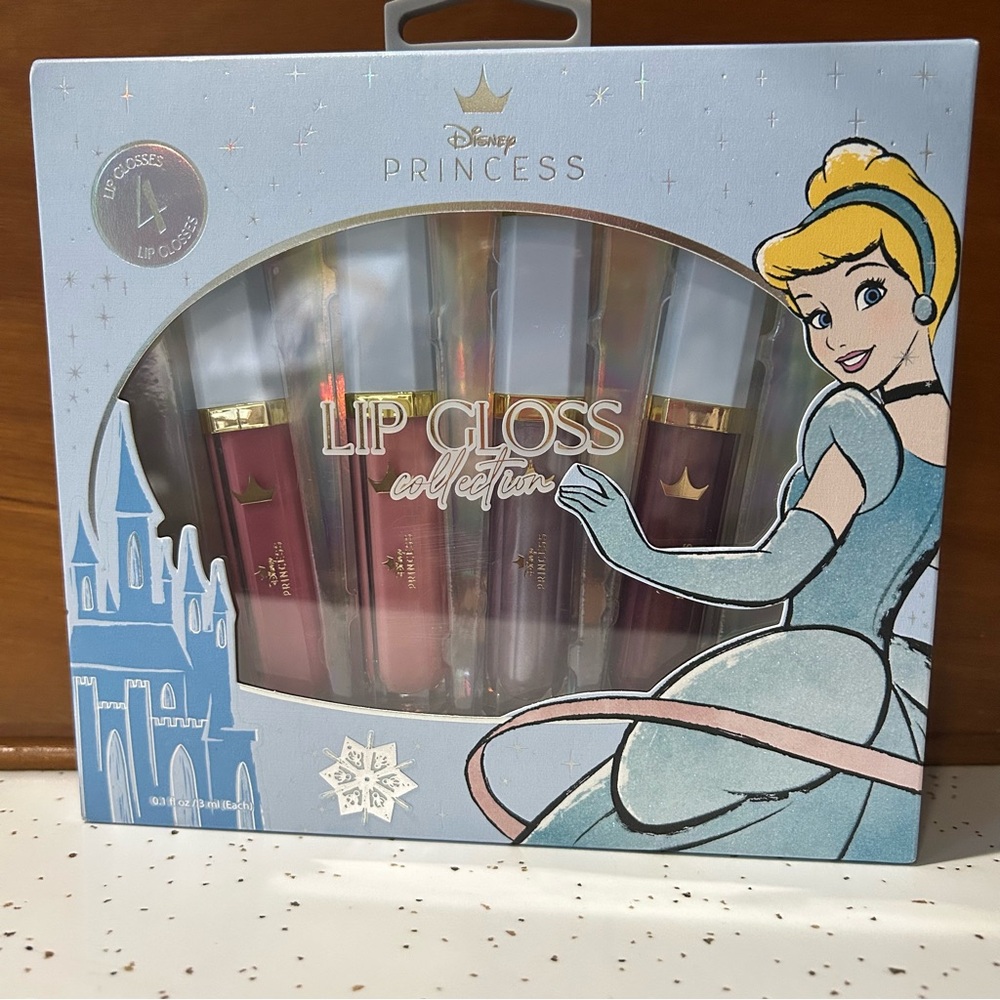 New-Disney Princess Lip Gloss Set
